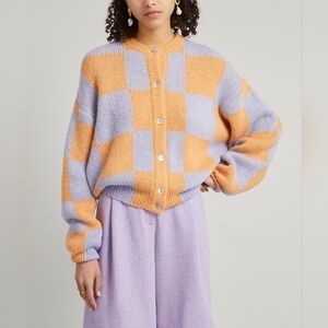 Stine Goya Checkered Sweater Small